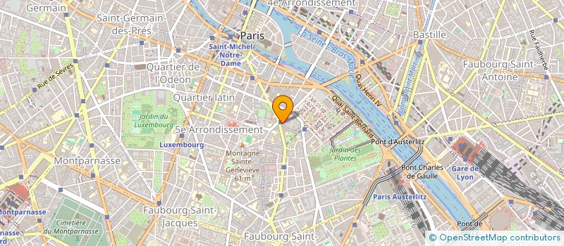 localisation de l'entreprise FAUNE EXPLO  PARIS