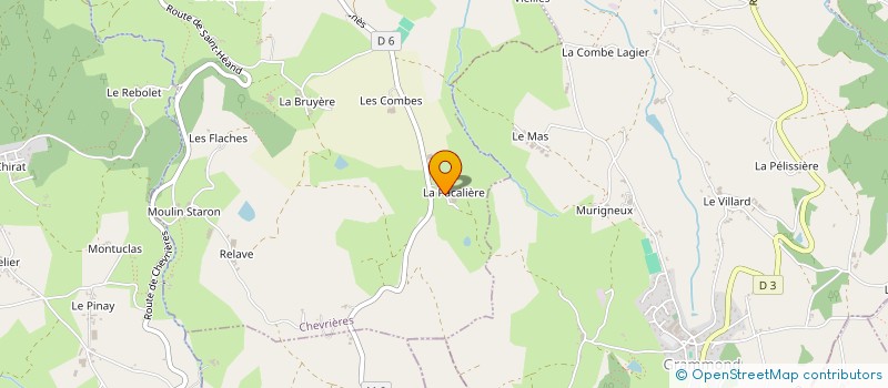 localisation de l'entreprise FAUPA  CHEVRIERES