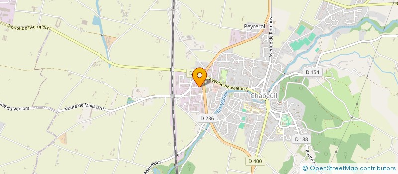 localisation de l'entreprise FAUQUE IMMOBILIER à CHABEUIL
