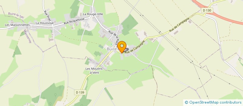 localisation de l'entreprise FAUQUEMBERT  BUIRE-LE-SEC