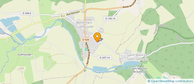 localisation de l'entreprise FAUQUET SERVICES  BELHOMERT-GUEHOUVILLE