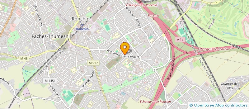 localisation de l'entreprise FAUQUEUX J'INVESTISSE à RONCHIN
