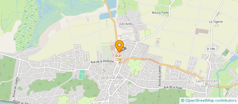 localisation de l'entreprise FAURAM à JARD-SUR-MER
