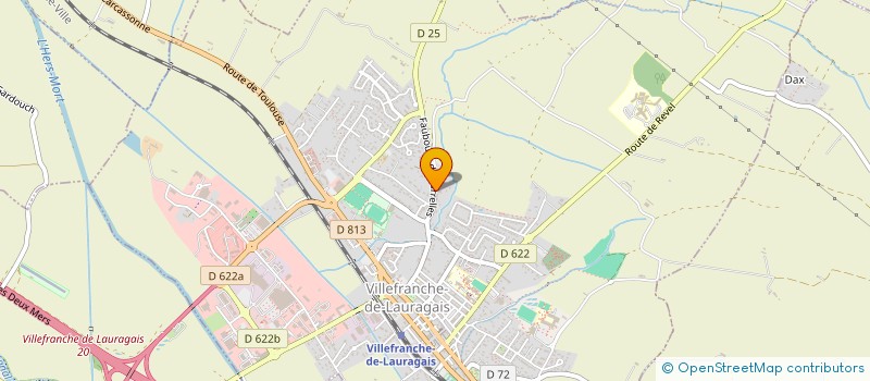 localisation de l'entreprise FAURCY  VILLEFRANCHE-DE-LAURAGAIS