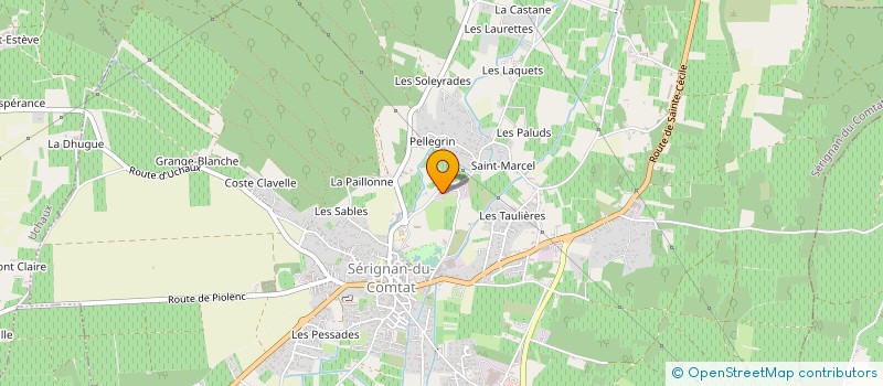 localisation de l'entreprise FAURE à SERIGNAN-DU-COMTAT