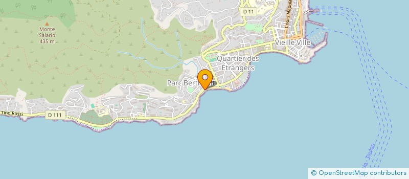 localisation de l'entreprise FAURE  AJACCIO