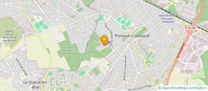 localisation de l'entreprise FAURE à PONTAULT-COMBAULT