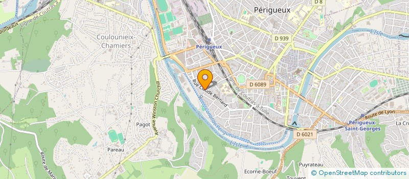localisation de l'entreprise FAURE AMBERT à PERIGUEUX