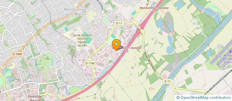 localisation de l'entreprise FAURE AND SON  MONTBONNOT-SAINT-MARTIN