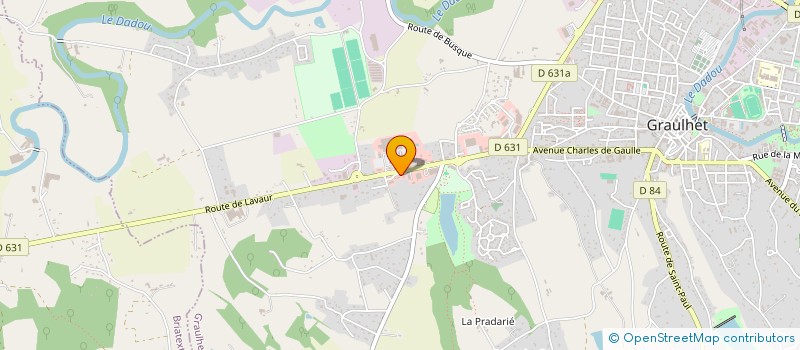 localisation de l'entreprise FAURE AUTO GRAULHET  GRAULHET