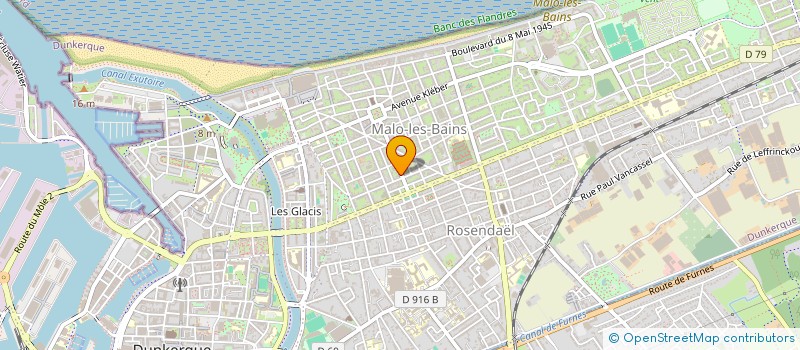 localisation de l'entreprise FAURE COM à DUNKERQUE