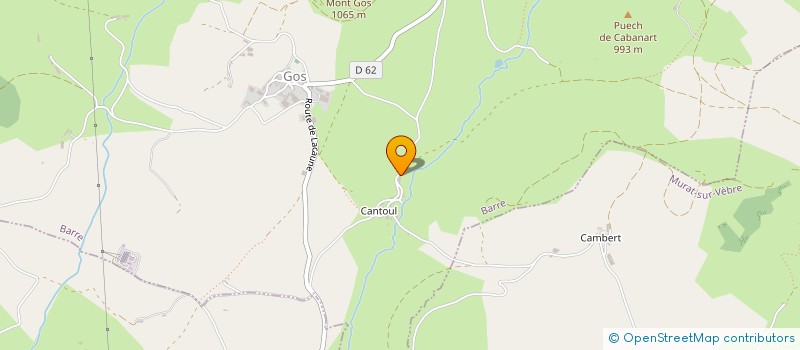 localisation de l'entreprise FAURE - DONATO  BARRE