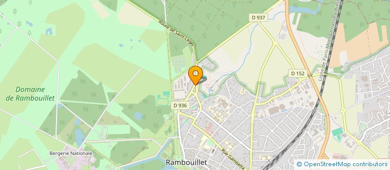 localisation de l'entreprise FAURE ET ASSOCIES à RAMBOUILLET