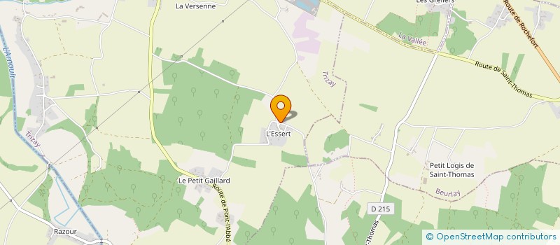 localisation de l'entreprise FAURE ET COMPAGNIE  TRIZAY