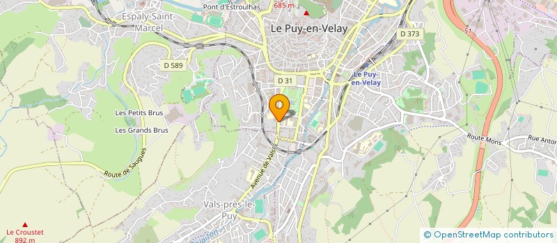 localisation de l'entreprise FAURE FONCIER  LE PUY-EN-VELAY