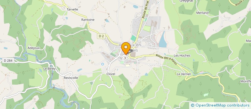 localisation de l'entreprise FAURE FORMATION CONSULTING  VERNOUX-EN-VIVARAIS