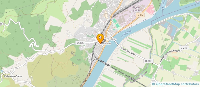 localisation de l'entreprise FAURE-FRIEDRICH  LA VOULTE-SUR-RHONE