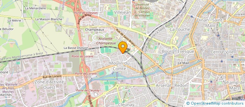 localisation de l'entreprise FAURE GABRIELLE -BLIN QUENTIN à RENNES