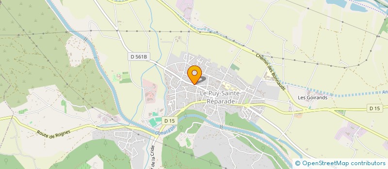 localisation de l'entreprise FAURE IMMO  LE PUY-SAINTE-REPARADE