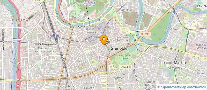 localisation de l'entreprise FAURE IMMOBILIER  GRENOBLE