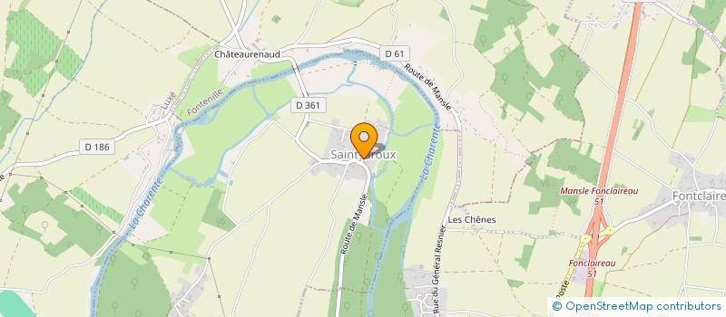 localisation de l'entreprise FAURE IMMOBILIER  SAINT-GROUX