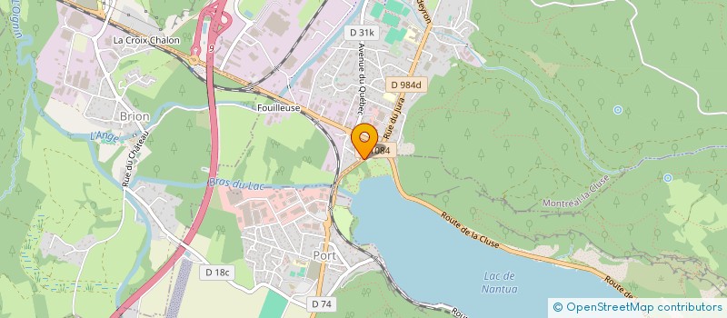 localisation de l'entreprise FAURE INVEST  MONTREAL-LA-CLUSE