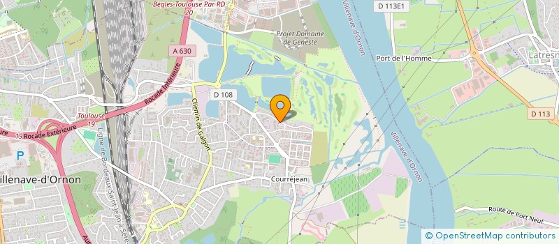 localisation de l'entreprise FAURE KNOX  VILLENAVE-D'ORNON