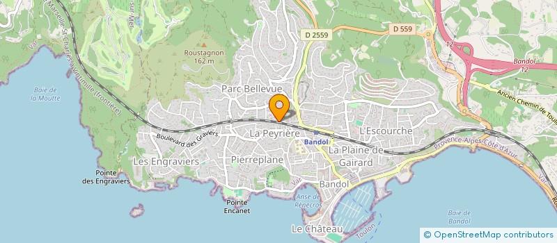 localisation de l'entreprise FAURE LIONEL  BANDOL