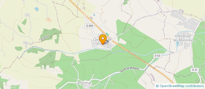 localisation de l'entreprise FAURE MARC  LASSERRE-DE-PROUILLE