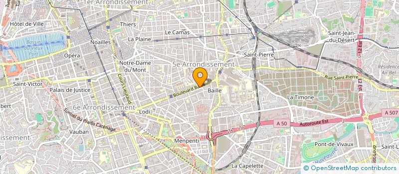 localisation de l'entreprise FAURE MONTLUCON  MARSEILLE