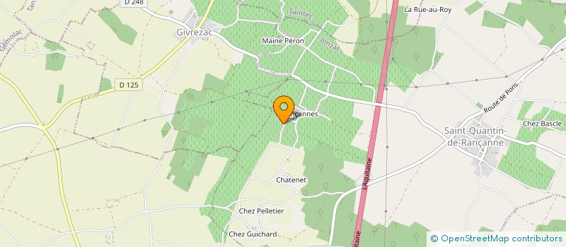 localisation de l'entreprise FAURE MOULINET  SAINT-QUANTIN-DE-RANCANNE