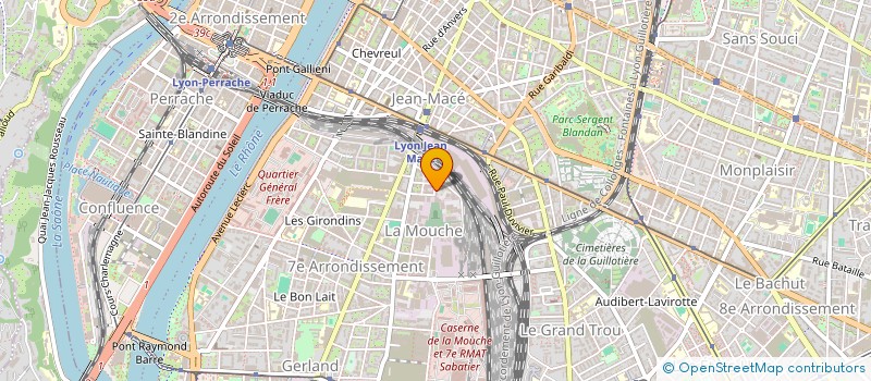 localisation de l'entreprise FAURE NAVIGATION à LYON
