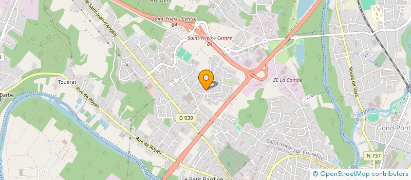 localisation de l'entreprise FAURE - PRADIER INVESTISSEMENT à GOND-PONTOUVRE
