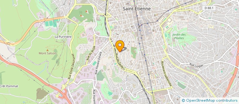 localisation de l'entreprise FAURE ROUFFIANGE  SAINT-ETIENNE