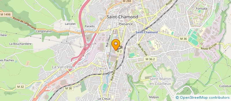 localisation de l'entreprise FAURE SUSTAINABLE DEVELOPMENT à SAINT-CHAMOND