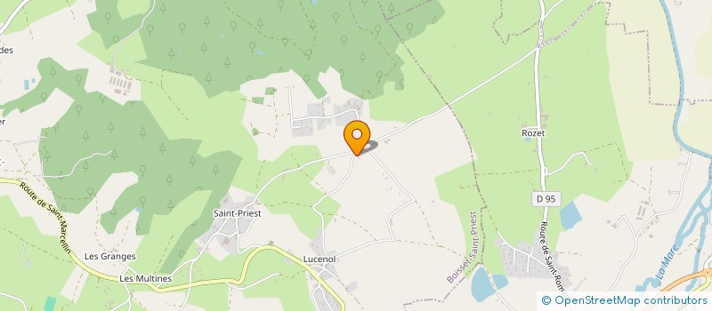 localisation de l'entreprise FAURE TP  BOISSET-SAINT-PRIEST