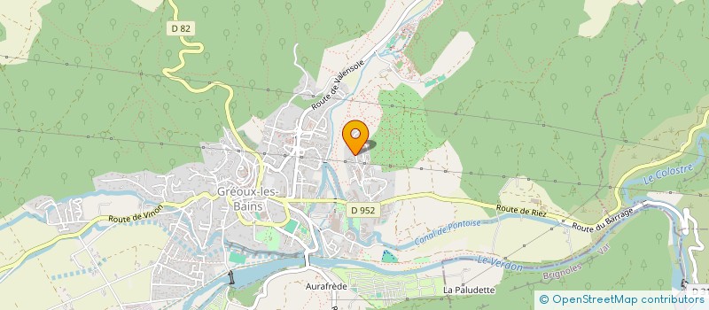 localisation de l'entreprise FAURE-VINCENT SEBASTIEN ET MARJORIE à GREOUX-LES-BAINS