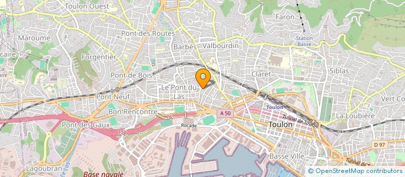 localisation de l'entreprise FAUREA  TOULON