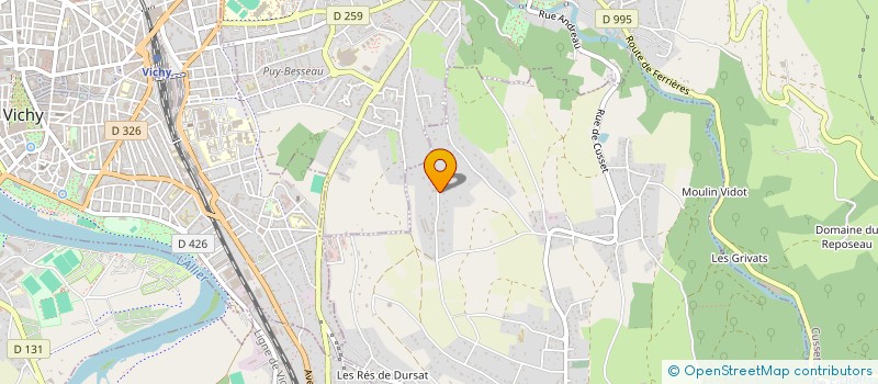 localisation de l'entreprise FAURELIO  LE VERNET