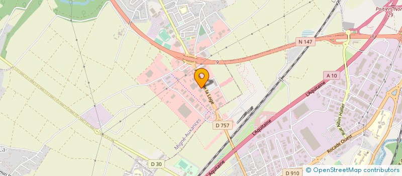 localisation de l'entreprise FAURIE MOTOR VIENNE  MIGNE-AUXANCES