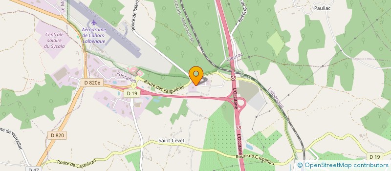 localisation de l'entreprise FAURIE TRUCKS CAHORS à FONTANES