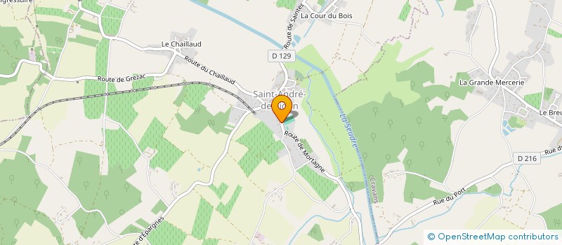 localisation de l'entreprise FAURLI  SAINT-ANDRE-DE-LIDON