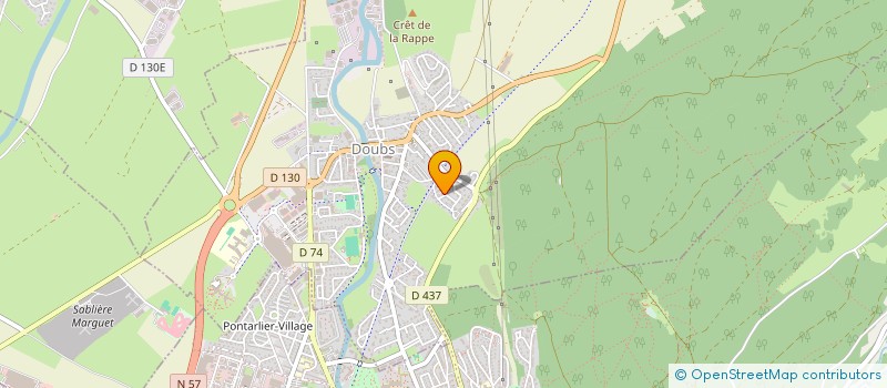 localisation de l'entreprise FAUROJI  DOUBS