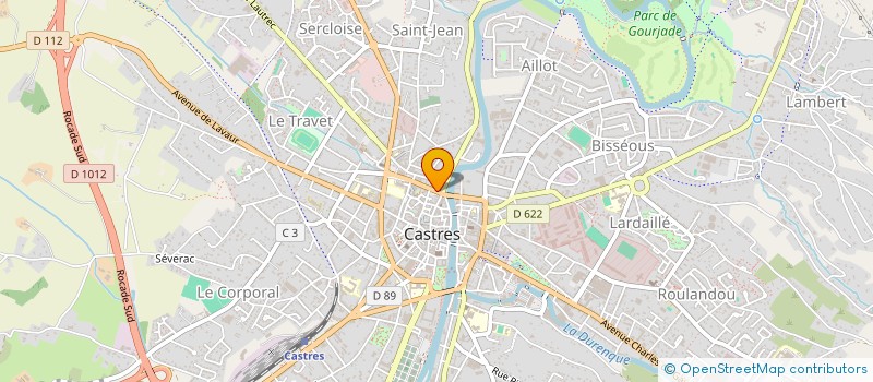 localisation de l'entreprise FAURY à CASTRES