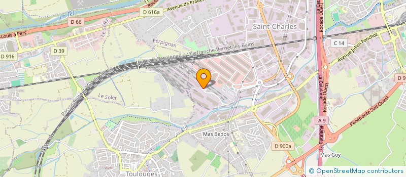 localisation de l'entreprise FAUS à PERPIGNAN