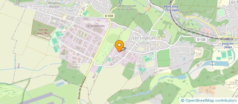 localisation de l'entreprise FAUST à LES LOGES-EN-JOSAS