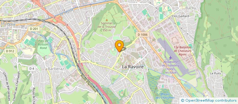 localisation de l'entreprise FAUST  LA RAVOIRE