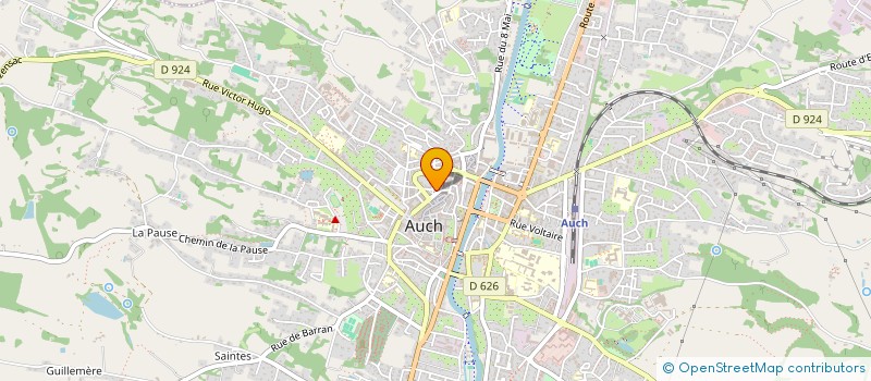 localisation de l'entreprise FAUST GAB à AUCH