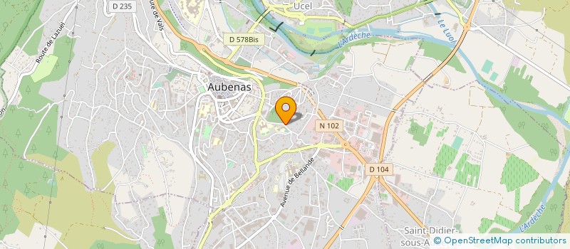 localisation de l'entreprise FAUST'IN WINE à AUBENAS