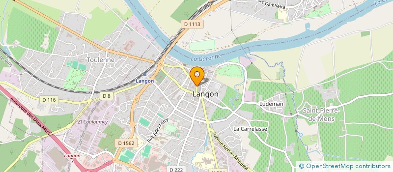 localisation de l'entreprise FAUSTAN  LANGON